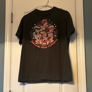 Women's Christmas Disney Princess Mean Girl Inspired Short Sleeve Shirt Used
